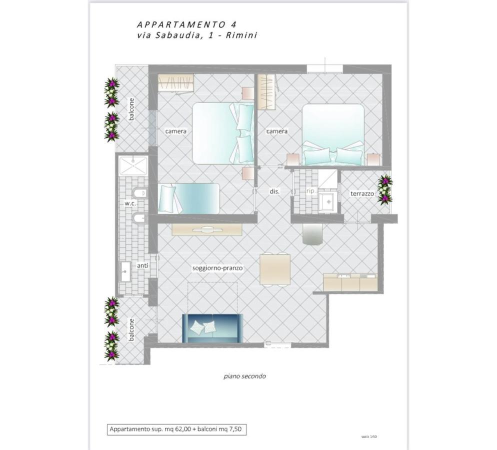 Residence Royal Rimini Buitenkant foto